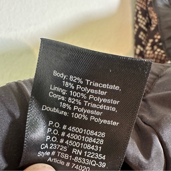 Babaton Snakeskin Reptile Print Strapless Cropped Jumpsuit Size 2 ** please read - Picture 9 of 11